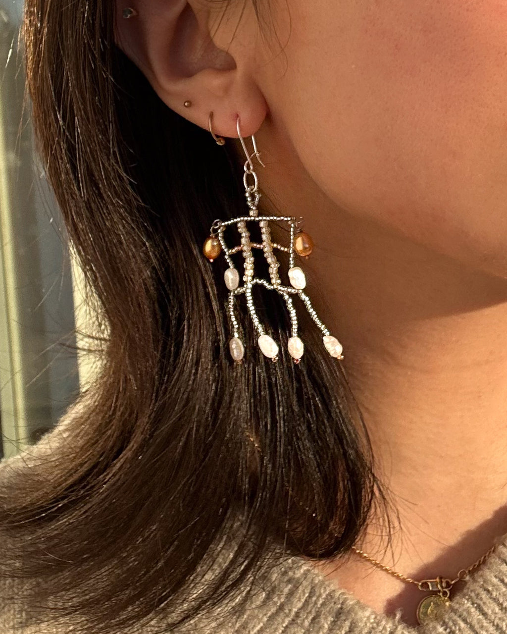 Dewdrop Window Earrings
